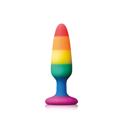 Plug de Placer Pride Rainbow Pequeño para Celebraciones Íntimas