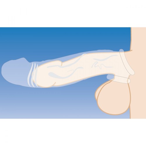 Size Matters 2 Inch Clear Penis Extender Sleeve