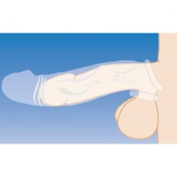 Size Matters 2 Inch Clear Penis Extender Sleeve