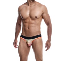 Male Basics Aero Jock in Orange