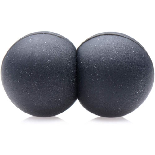 Master Series Silicone Magnetic Pinch Balls for Intense Pleasure