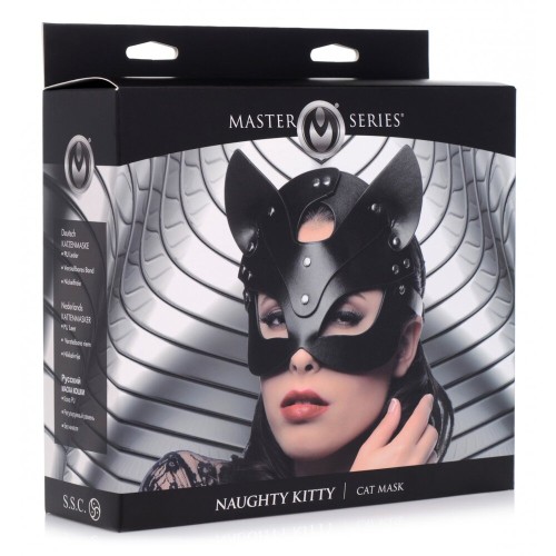 Master Series Naughty Kitty Cat Mask for Playful Fantasies