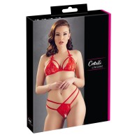 Cottelli Red Lace Set Small