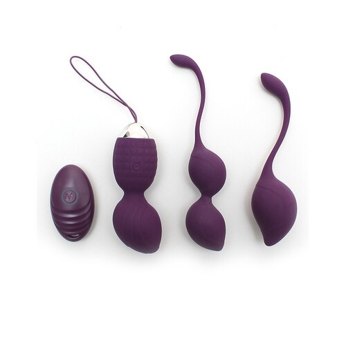 Rimini Vibrating Kegel Ball Set with Remote Control - Pelvic Training