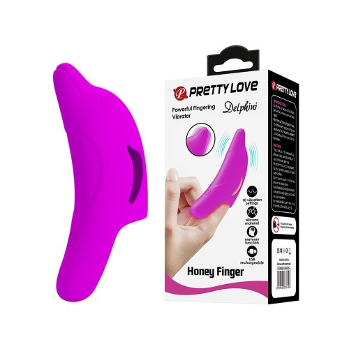 Vibrador de Dedo Discreto Delphini para Placer Personalizado