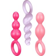 Set de 3 Plug Anal Multicolor Booty Call de Satisfyer