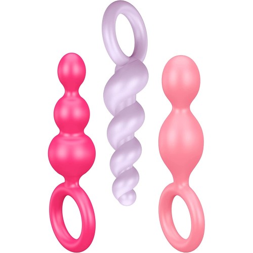 Set de 3 Plug Anal Multicolor Booty Call de Satisfyer