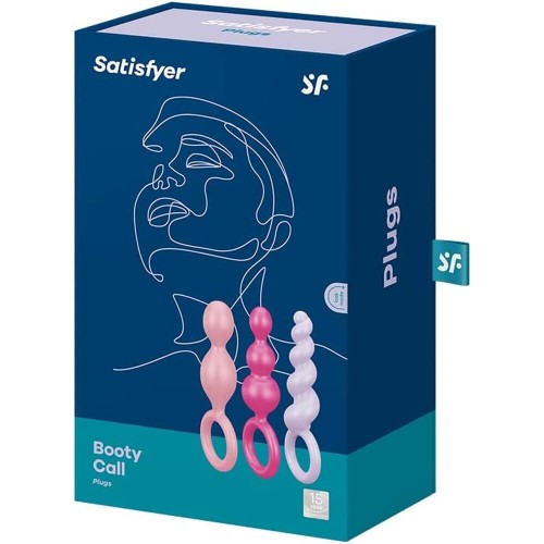 Set de 3 Plug Anal Multicolor Booty Call de Satisfyer