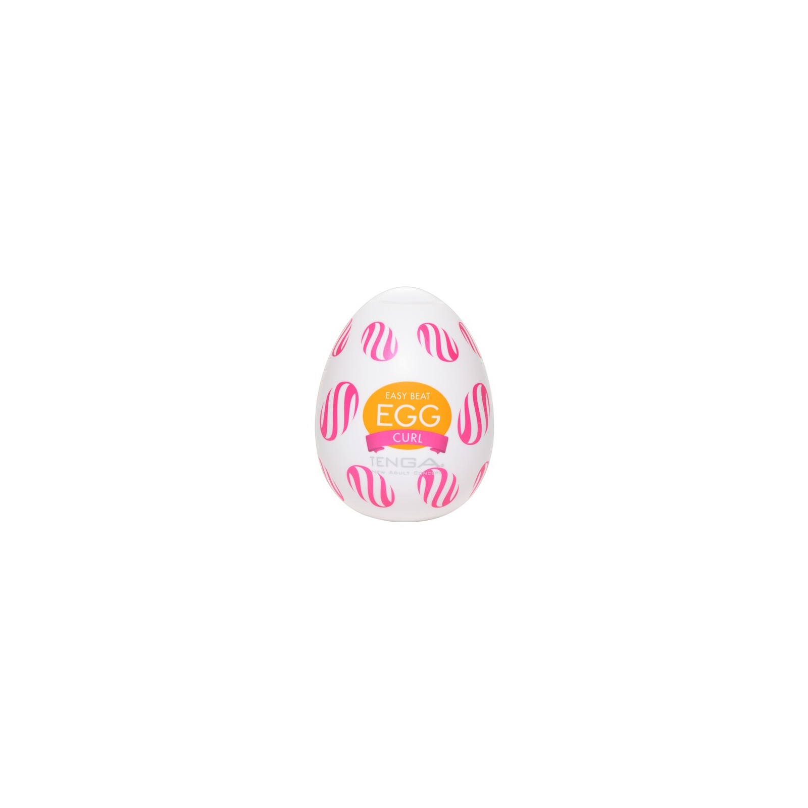 Tenga Curl Egg Masturbator for On-the-Go Pleasure