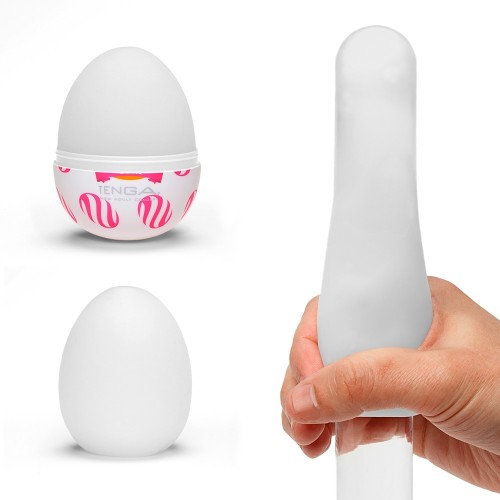 Tenga Curl Egg Masturbator for On-the-Go Pleasure