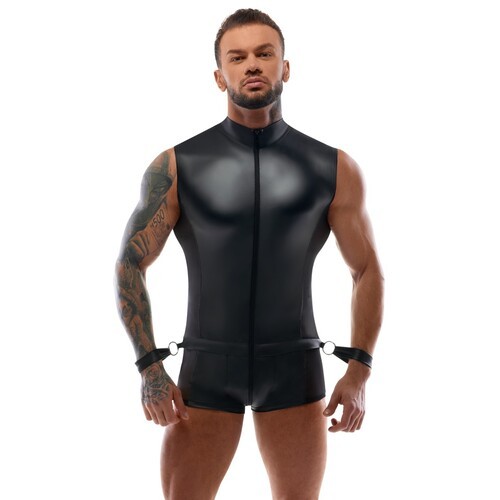 Mono Con Restricciones XXXL - Atuendo de Bondage Elegante