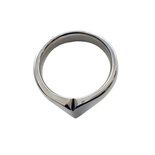 Cock Ring Taj de Acero Inoxidable Rouge 32mm