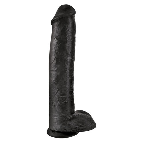 King Cock de 15 Pulgadas con Bolas Negro