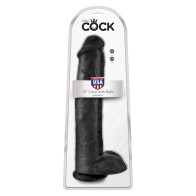 King Cock de 15 Pulgadas con Bolas Negro