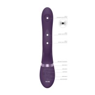 Vibrador G-Spot Vibrante Aimi Pulse Wave Púrpura