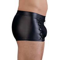 NEK Matt Black Tight Fitting Pants for Bold Style