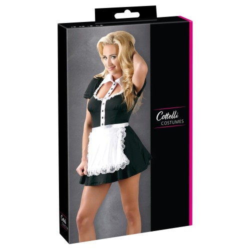 Cottelli Black Maids Dress for Playful Fantasy