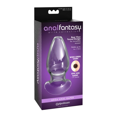 Anal Fantasy Mega Glass Anal Gaper para Experiencias Emocionantes