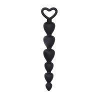 Black Silicone Anal Beads for Enhanced Pleasure