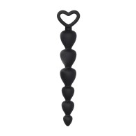 Black Silicone Anal Beads for Enhanced Pleasure