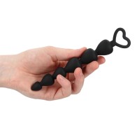 Black Silicone Anal Beads for Enhanced Pleasure