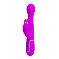 Vibrador Conejito Recargable Pretty Love Dejon con Múltiples Funciones