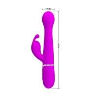 Vibrador Conejito Recargable Pretty Love Dejon con Múltiples Funciones