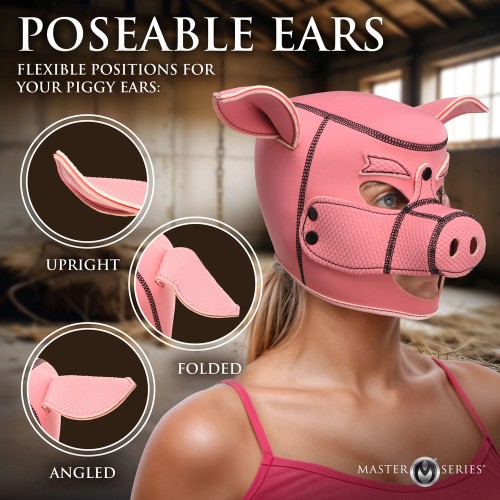 Master Series Swine Neoprene Hood - Transform Your Fantasy