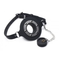 Master Series Pie Hole Silicone Gag for Bondage Play