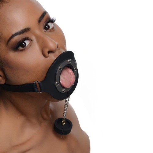 Master Series Pie Hole Silicone Gag for Bondage Play