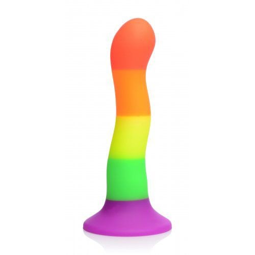 Dildo de Silicona Arcoíris XR con Arnés