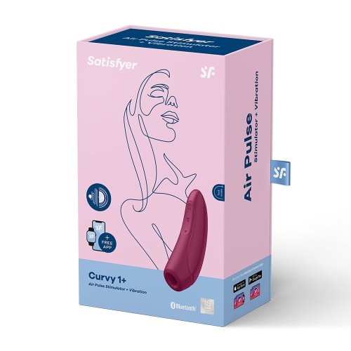 Buy Satisfyer Curvy 1 Plus Rose Red