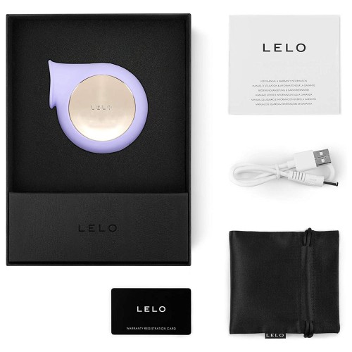 Lelo Sila Lilac Sonic Wave Clitoral Massager for Enhanced Pleasure