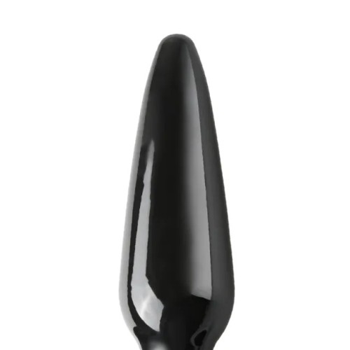 Pequeño Plug Anal Tapered Negro para Principiantes