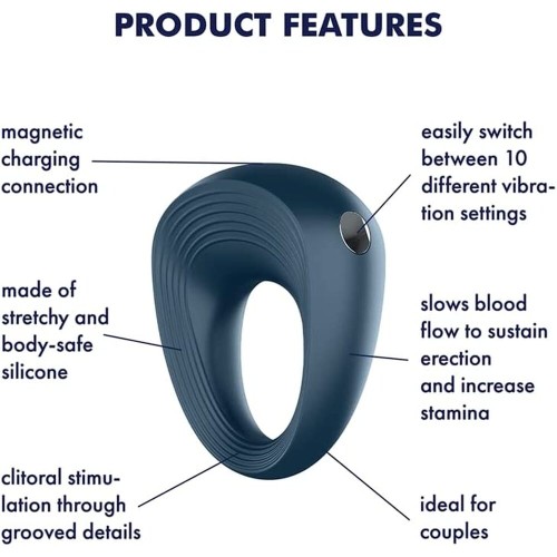 Satisfyer Ring 2 Power Cock Ring for Enhanced Sensations