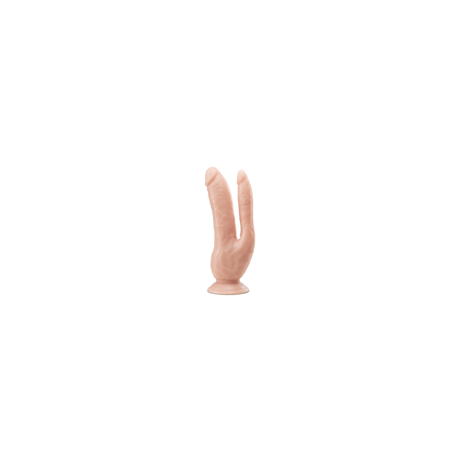 Dildo Doble Penetrante de 8 Pulgadas con Ventosa Dr. Skin