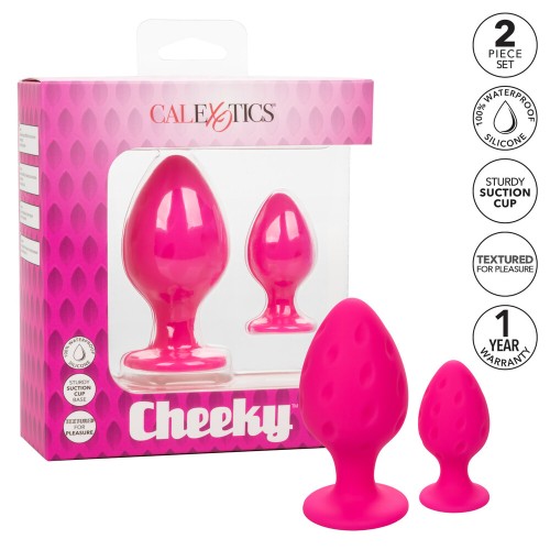 Duo de Butt Plugs Cheeky para Sensaciones Emocionantes