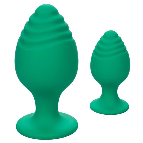 Duo de Plug Anal Cheeky Verde