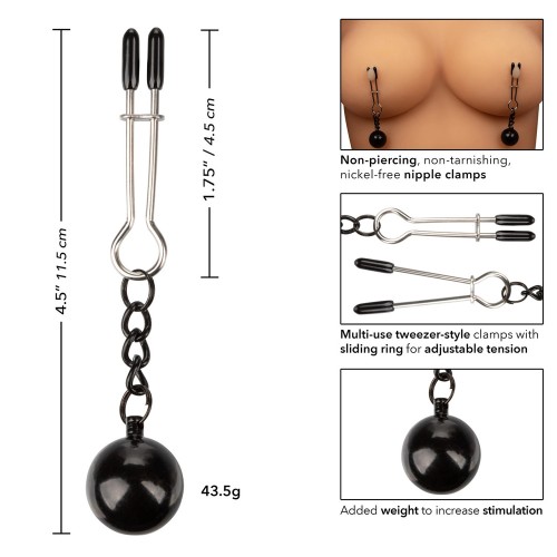 Nipple Grips Weighted Tweezer Clamps for Enhanced Sensations