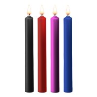 Teasing Wax Candles 4 Pack Large - BDSM Play