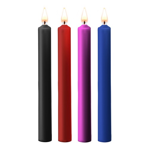 Teasing Wax Candles 4 Pack Large - BDSM Play