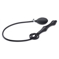 Plug Anal Inflable Devil's Rattle con Anillo para el Pene