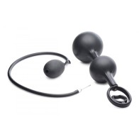 Plug Anal Inflable Devil's Rattle con Anillo para el Pene