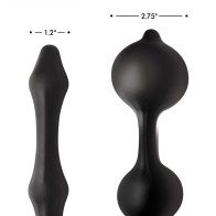 Plug Anal Inflable Devil's Rattle con Anillo para el Pene