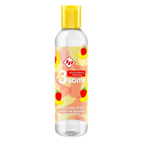 Lubricante ID 3some Fresa Banana 3 en 1 118ml