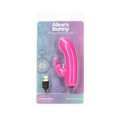 PowerBullet Alice's Bunny Rechargeable Silicone Rabbit