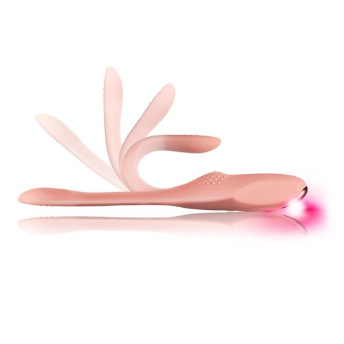 Rocks Off Two Vibe Pink Ultimate Flexible Pleasure Vibe - Customizable Fun