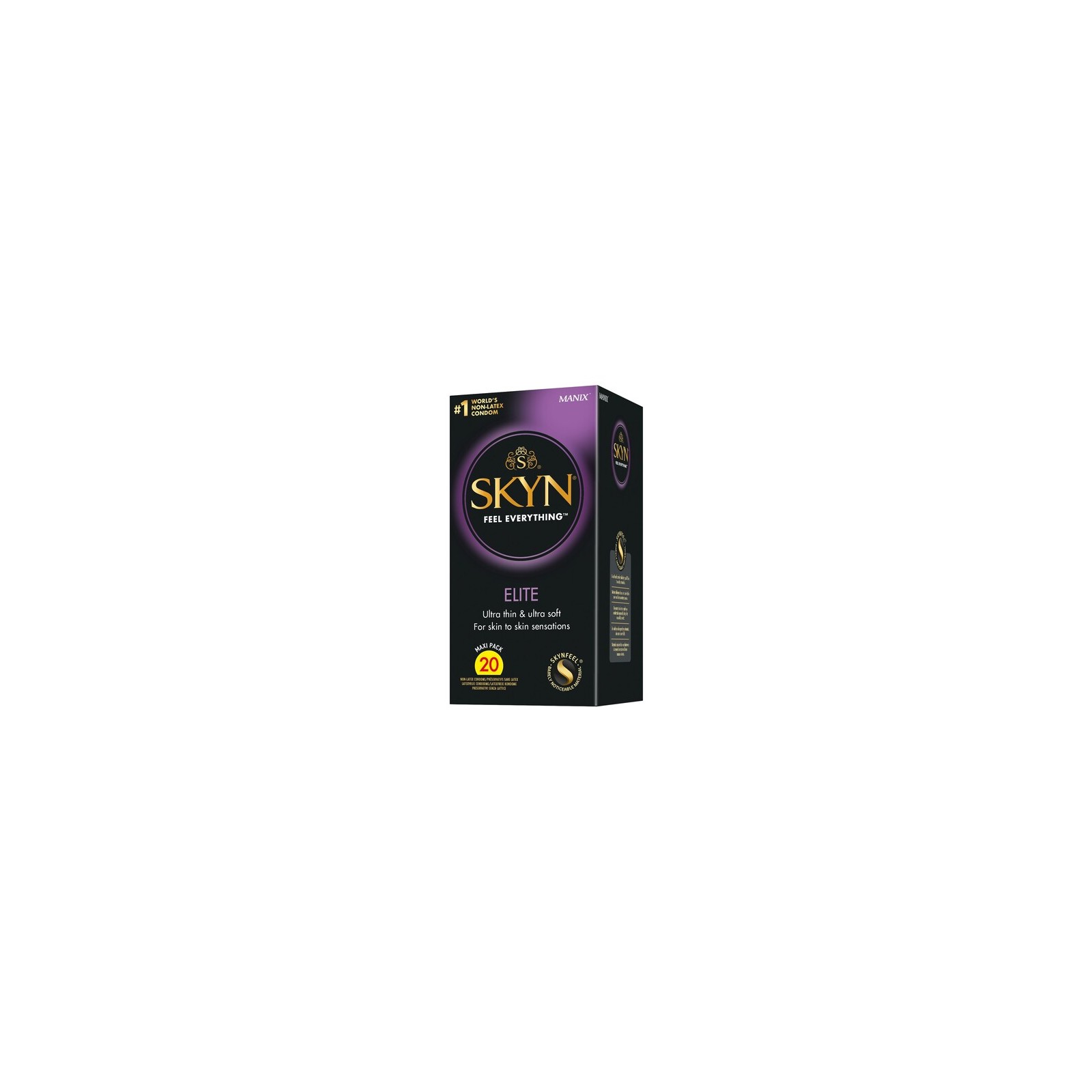 SKYN Elite Latex Free Condoms 20 Pack for Realistic Pleasure