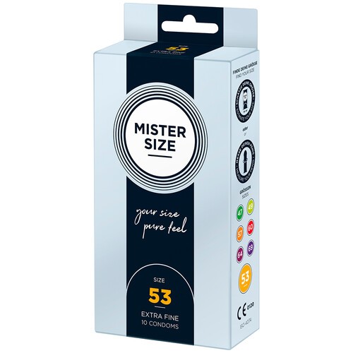 Mister Size 53mm Condoms for Optimal Sensation