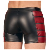 Pantalones NEK Efecto Mate Negro y Rojo para Noches Elegantes